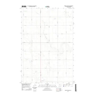 2014 Map of Edgeley Junction, 2014 Print