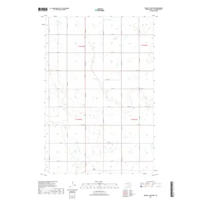 2017 Map of Edgeley Junction, 2017 Print