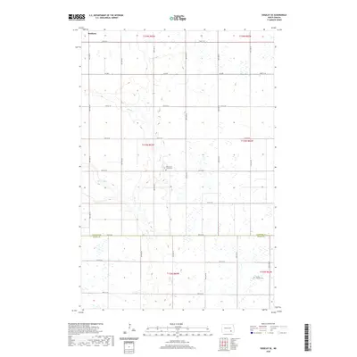 2020 Map of Edgeley SE, 2020 Print