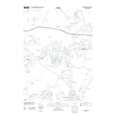 2013 Map of Edgemere, 2013 Print