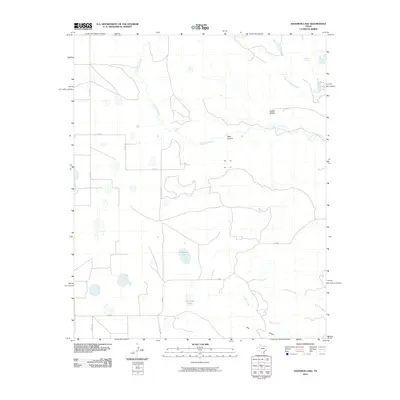 2010 Map of Edgemon Lake, 2010 Print