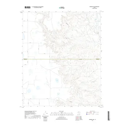 2019 Map of Edgemon Lake, 2019 Print