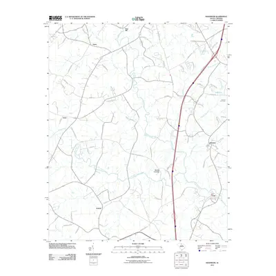 2011 Map of Edgemoor, 2011 Print