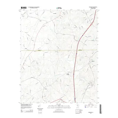 2014 Map of Edgemoor, 2014 Print