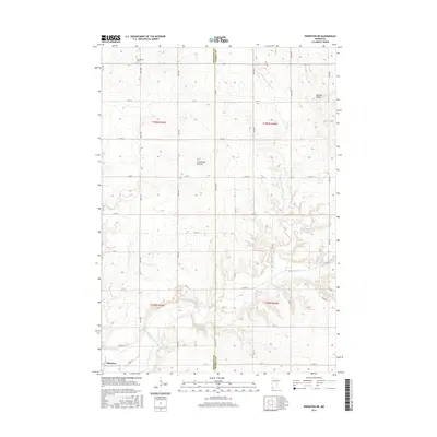 2016 Map of Edgerton NE, 2016 Print