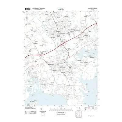 2011 Map of Edgewood, 2011 Print