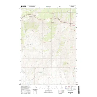 2017 Map of Edie Creek, 2017 Print