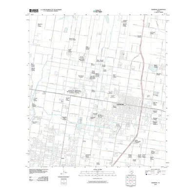 2010 Map of Edinburg, 2010 Print