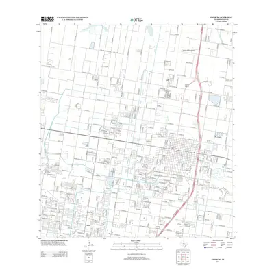 2012 Map of Edinburg, 2012 Print