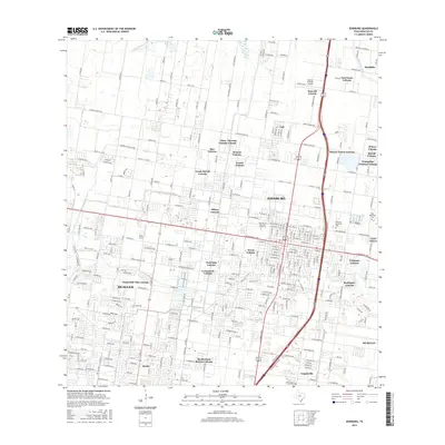2016 Map of Edinburg, 2016 Print