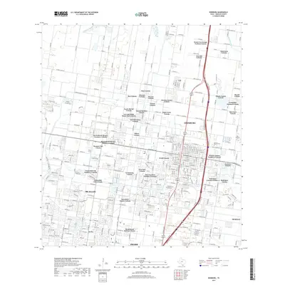 2019 Map of Edinburg, 2019 Print