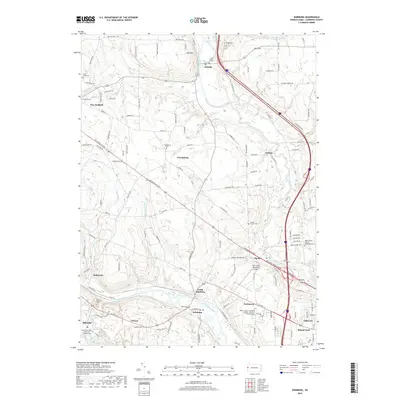 2019 Map of Edinburg, 2019 Print