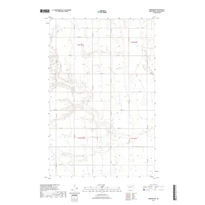 2017 Map of Edinburg NW, 2017 Print