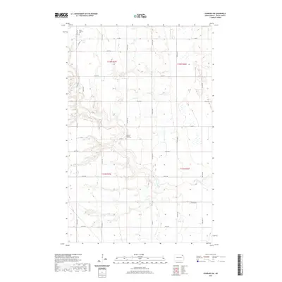 2020 Map of Edinburg NW, 2020 Print