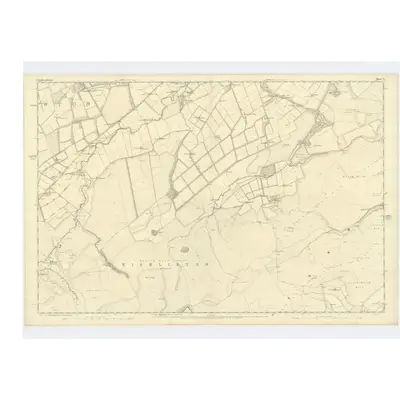1852 Map of Edinburghshire, Sheet 11, 1853 Print