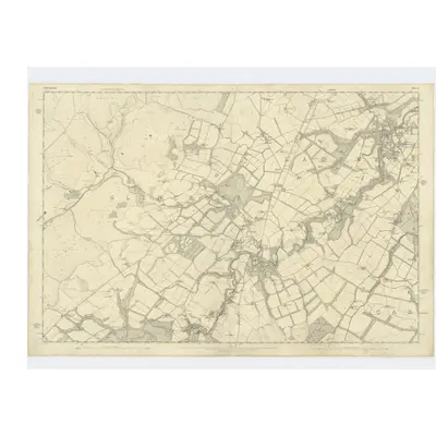 1852 Map of Edinburghshire, Sheet 12, 1854 Print