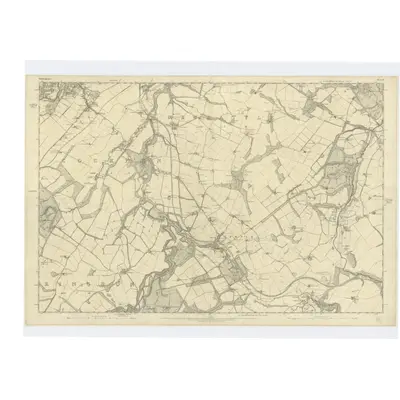 1852 Map of Edinburghshire, Sheet 13, 1854 Print
