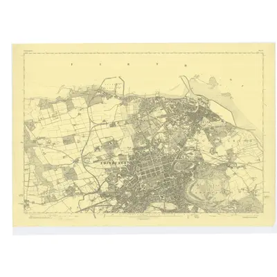 1852 Map of Edinburghshire, Sheet 2, 1885 Print