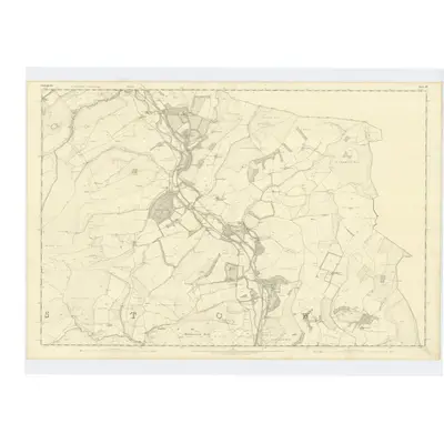 1853 Map of Edinburghshire, Sheet 23, 1854 Print