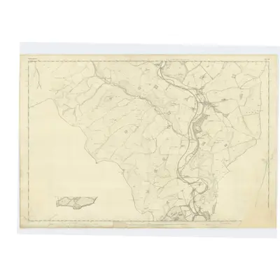 1853 Map of Edinburghshire, Sheet 25, 1854 Print