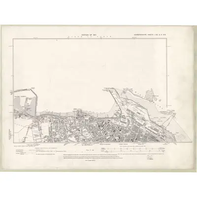 1913 Map of Edinburghshire Sheet I.SE & Ia.SW, 1915 Print