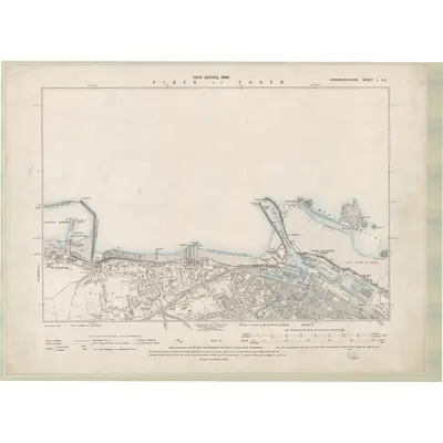 1894 Map of Edinburghshire Sheet I.SE, 1896 Print