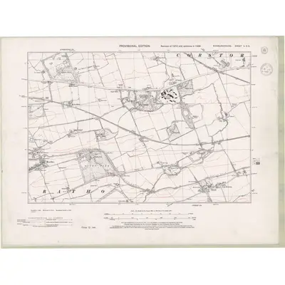 1938 Map of Edinburghshire Sheet II.SE, 1944 Print