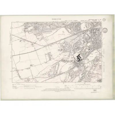 1932 Map of Edinburghshire Sheet III.SW