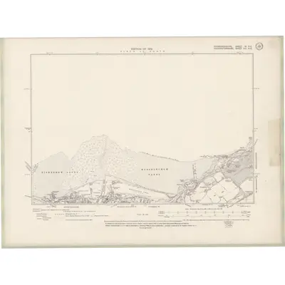 1913 Map of Edinburghshire Sheet IV.NE, 1919 Print