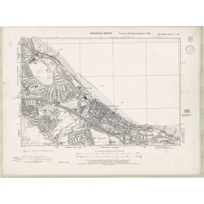 1938 Map of Edinburghshire Sheet IV.NW, 1944 Print
