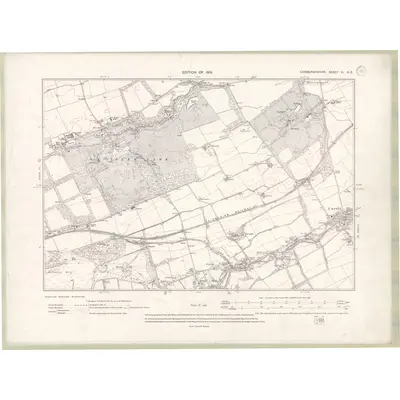 1912 Map of Edinburghshire Sheet VI.NE, 1915 Print