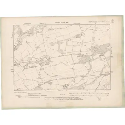 1905 Map of Edinburghshire Sheet VI.NW, 1908 Print