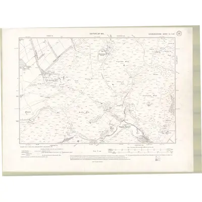 1912 Map of Edinburghshire Sheet VII.SW, 1915 Print