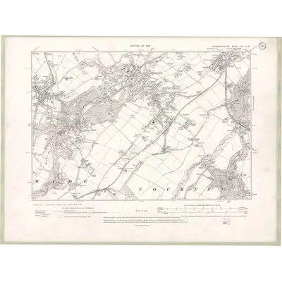 1913 Map of Edinburghshire Sheet VIII.SW, 1915 Print