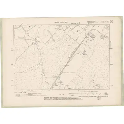 1905 Map of Edinburghshire Sheet XI.SW, 1909 Print