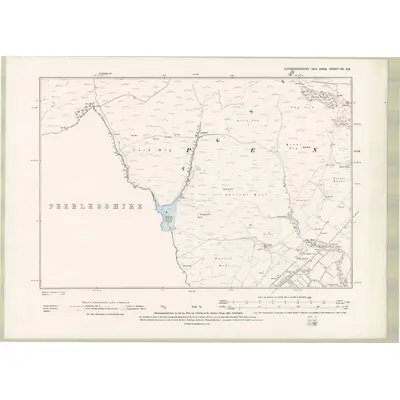 1893 Map of Edinburghshire Sheet XII.SE, 1895 Print