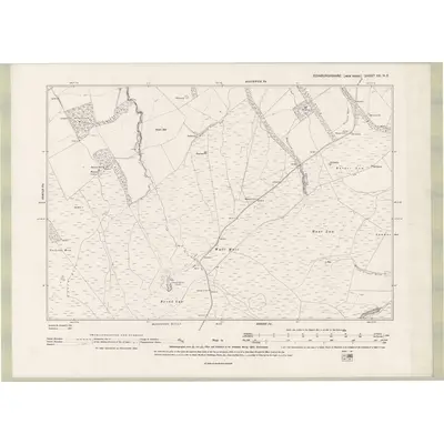 1892 Map of Edinburghshire Sheet XX.NE, 1895 Print