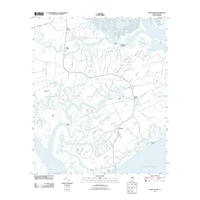 2011 Map of Edisto Island, 2011 Print