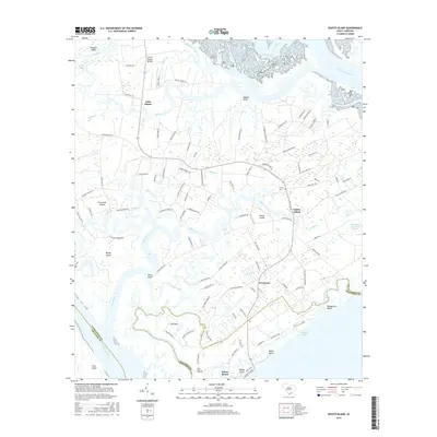 2017 Map of Edisto Island, 2017 Print