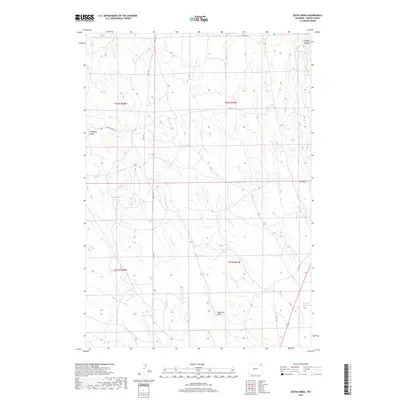 2017 Map of Edith Creek, 2017 Print