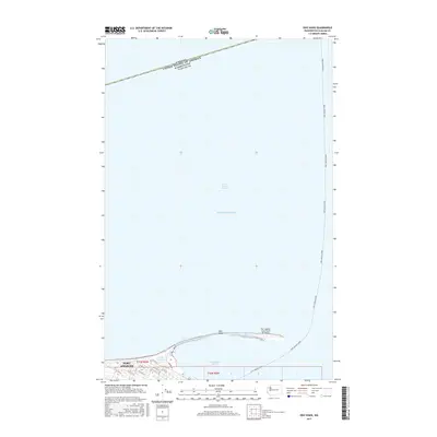 2017 Map of Ediz Hook, 2017 Print