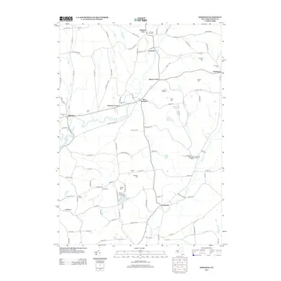 2013 Map of Edmeston, 2013 Print
