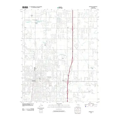 2009 Map of Edmond, 2009 Print