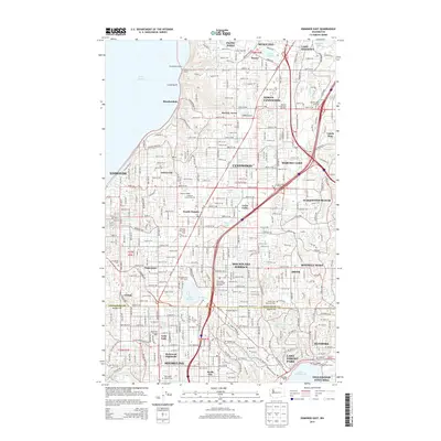 2014 Map of Edmonds East, 2014 Print