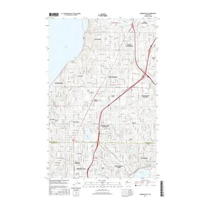 2017 Map of Edmonds East, 2017 Print