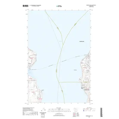 2020 Map of Edmonds West, 2020 Print