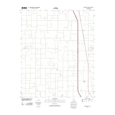2010 Map of Edmonson NE, 2010 Print
