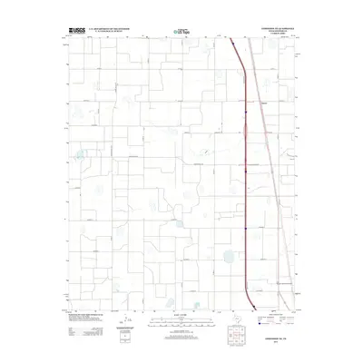 2012 Map of Edmonson NE, 2012 Print