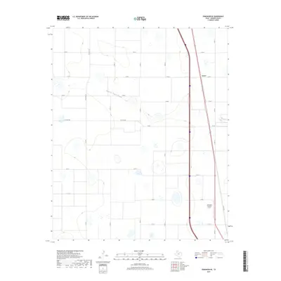 2019 Map of Edmonson NE, 2019 Print