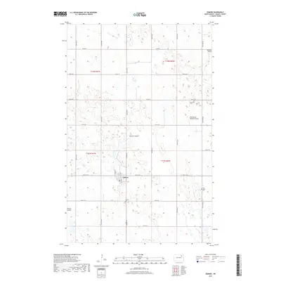2017 Map of Edmore, 2017 Print